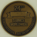 24th Transportation Battalion (Terminal) Army Challenge Coin