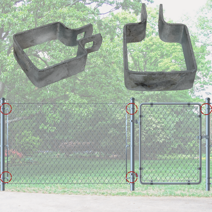 3" Galvanized Steel Square End Band [14 Gauge]