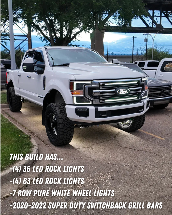36 LED Pure White Rock Lights
