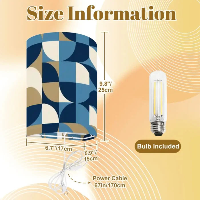 70s Retro Wall Sconces Set – Smart LED Blue Geometric - retro wall sconces