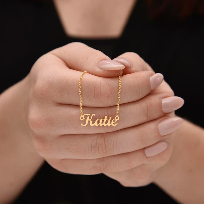 80th Birthday Gift, Custom Name Necklace: 80 Is Only 13 In The Word Game