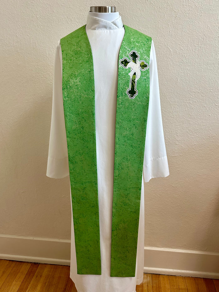 "New Life in Christ" Pastor Stole - Green