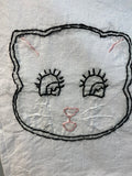 Millie's Tea Towels, Hand Embroidered: Kitties (8 to choose from)