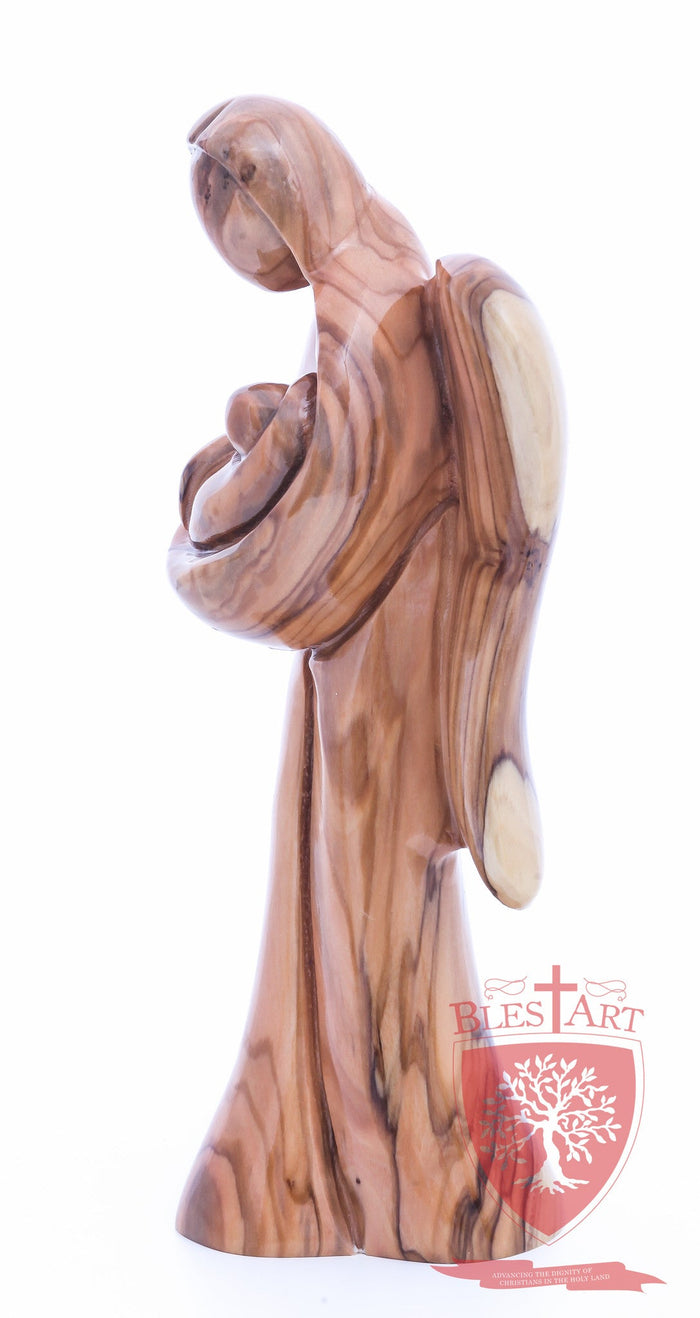 Angel with Baby Jesus, Plain Face