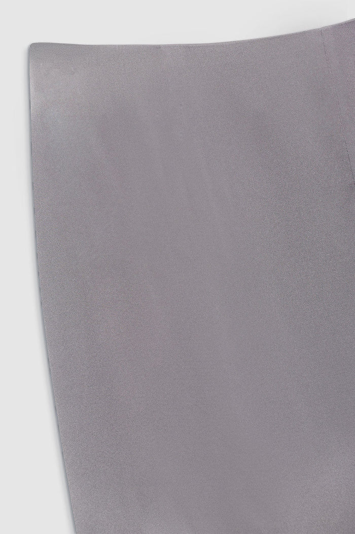 Anine Bing Purple Silk Satin Slip Skirt