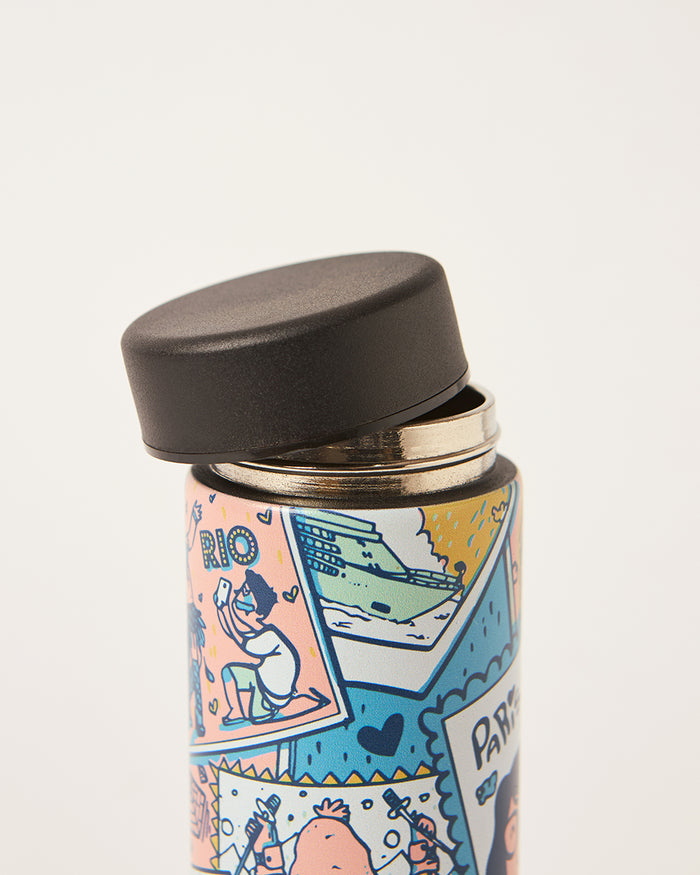Around the World Thermos Bottle, 500ml