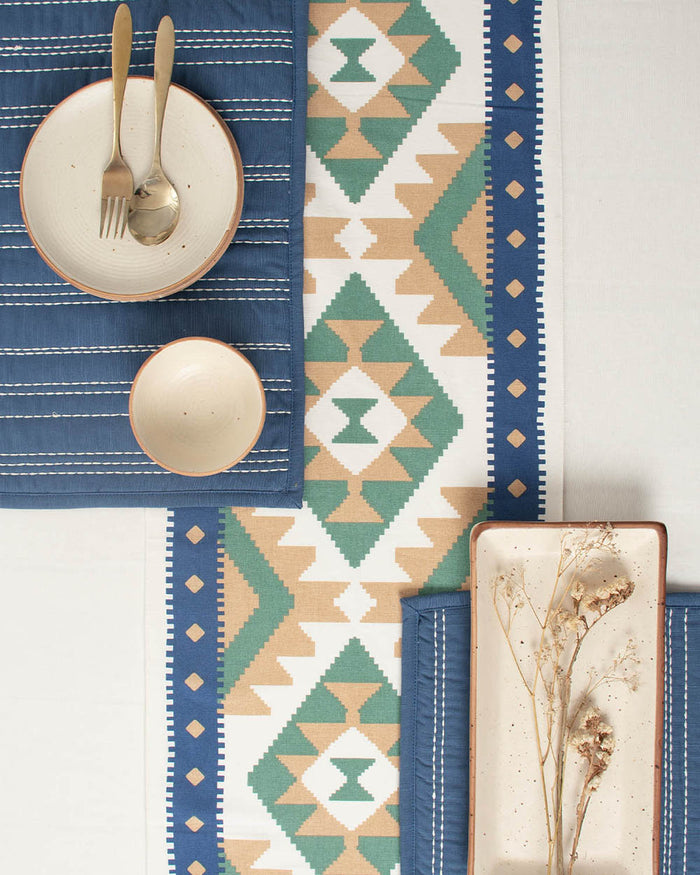 Aztec Table Runner, 78″ x 13″