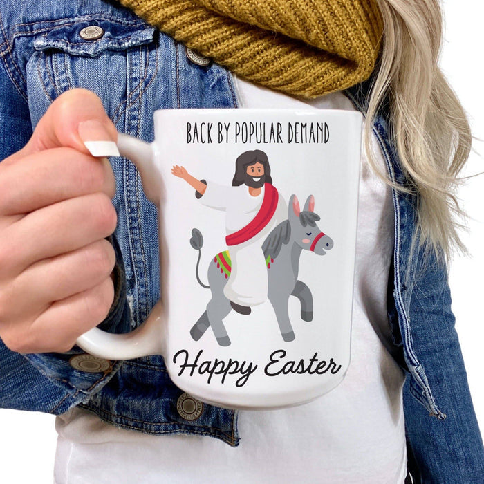 "Back By Popular Demand" Jesus Mug