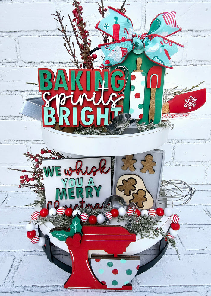 Baking Spirits Bright Tiered Tray Set-wholesale
