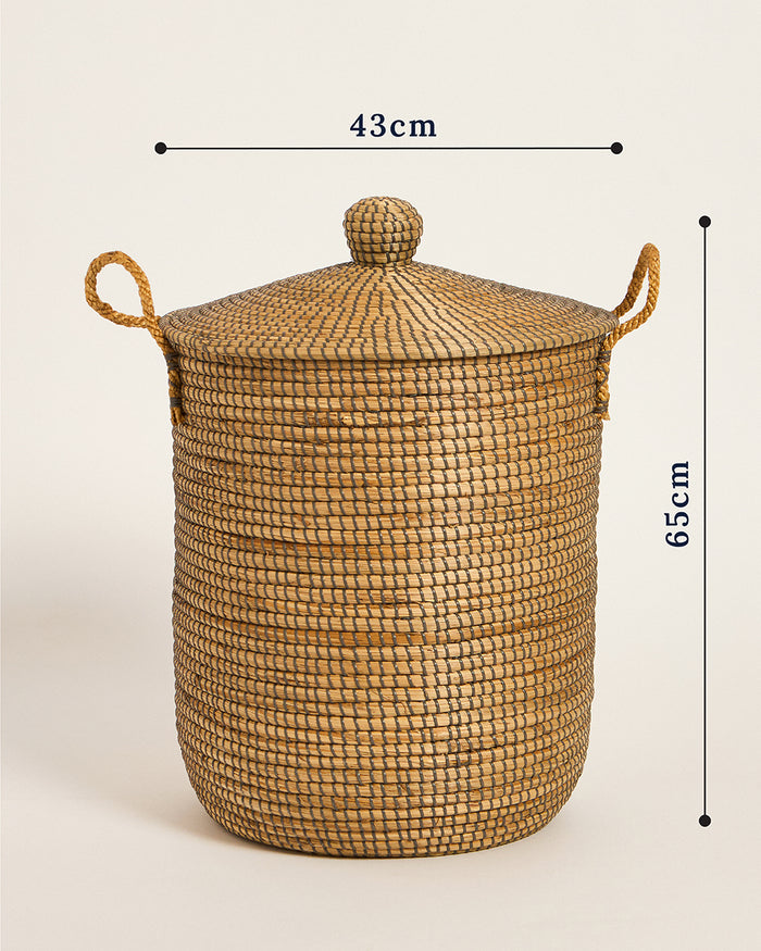 Bali Seagrass Laundry Basket - Large