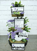 Bathroom Tiered Tray Set