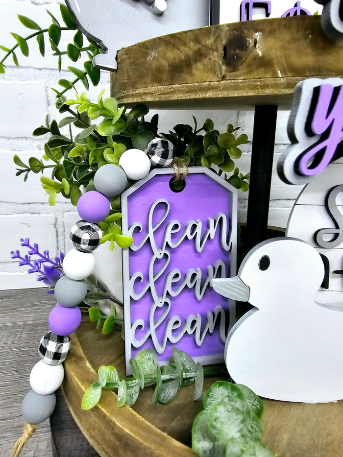 Bathroom Tiered Tray Set