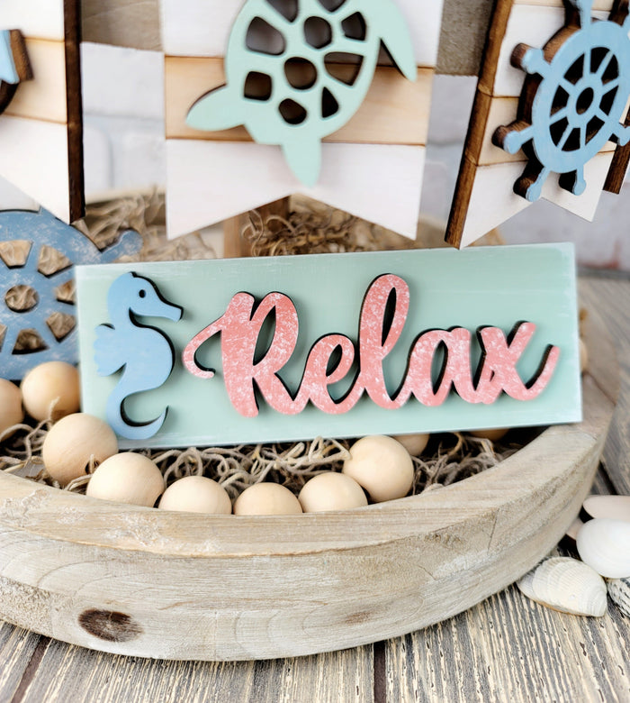 Beach House/ Sea Tiered Tray Set- wholesale