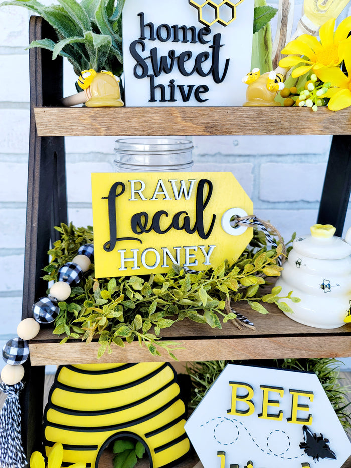Bee Tiered Tray Set
