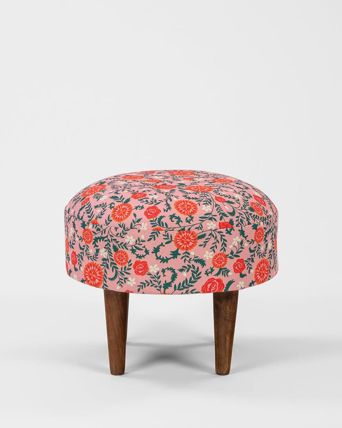 Chumbak Begum Foot Rest - Earthy Floral