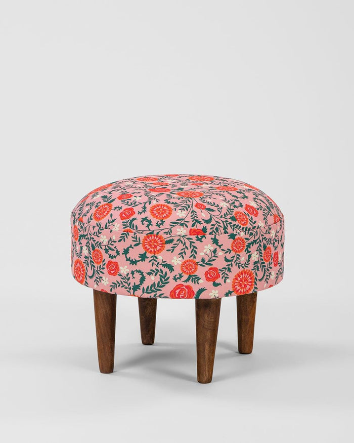 Chumbak Begum Foot Rest - Earthy Floral