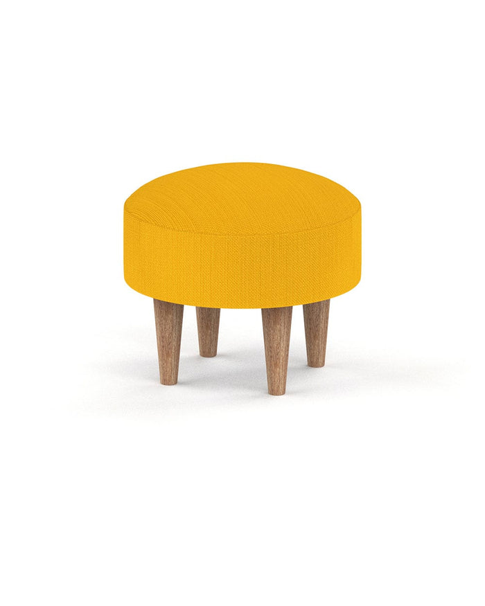 Chumbak Begum Foot Rest - Sahara Mustard