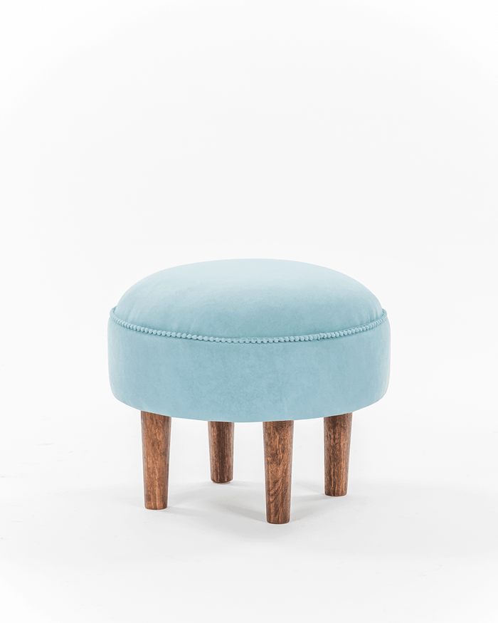 Chumbak Begum Foot Rest - Velvet Jade