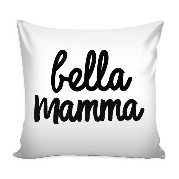 Bella Mamma Decorative Throw Pillow Set (Pillow Cover and Insert)