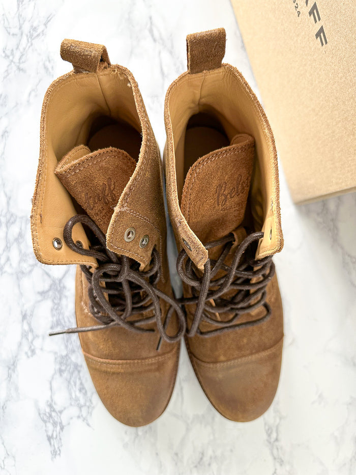Belstaff Alperton Full-Grain Leather Boots