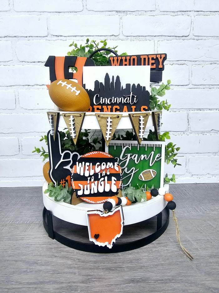 Bengals Tiered Tray Set- wholesale