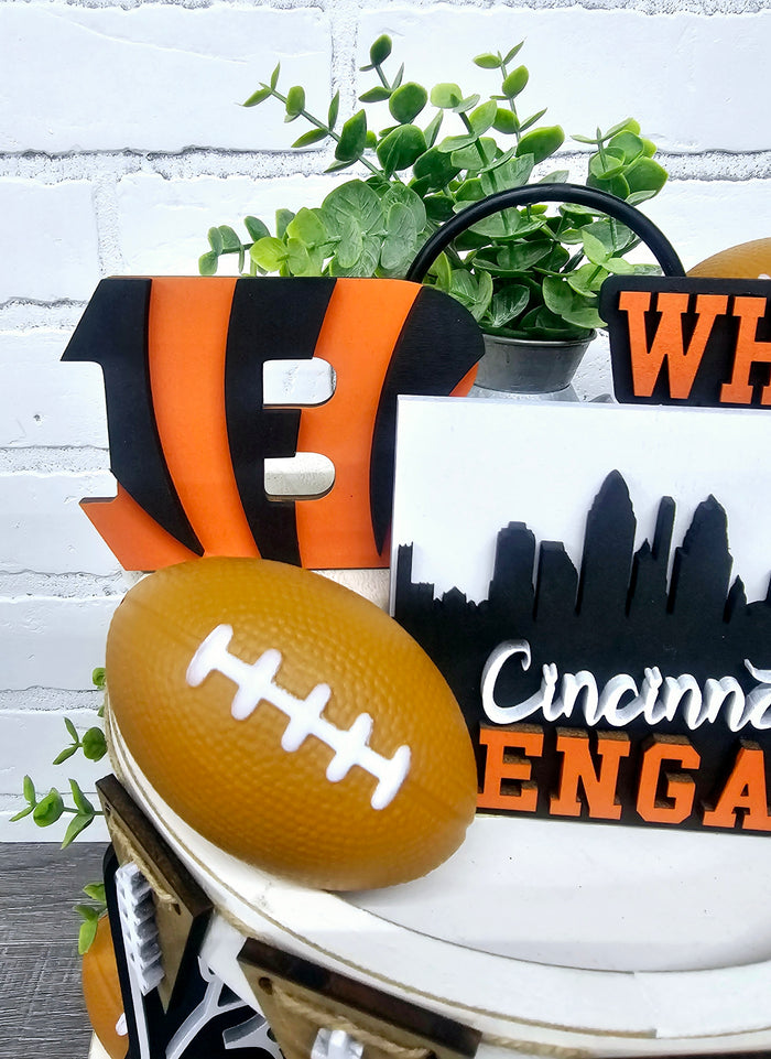 Bengals Tiered Tray Set- wholesale