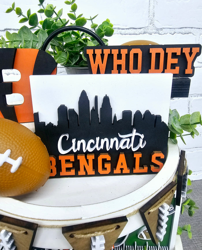Bengals Tiered Tray Set- wholesale
