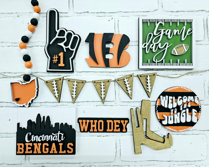 Bengals Tiered Tray Set- wholesale