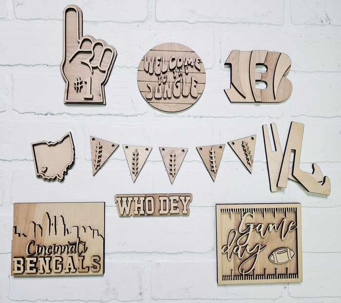 Bengals Tiered Tray Set- wholesale