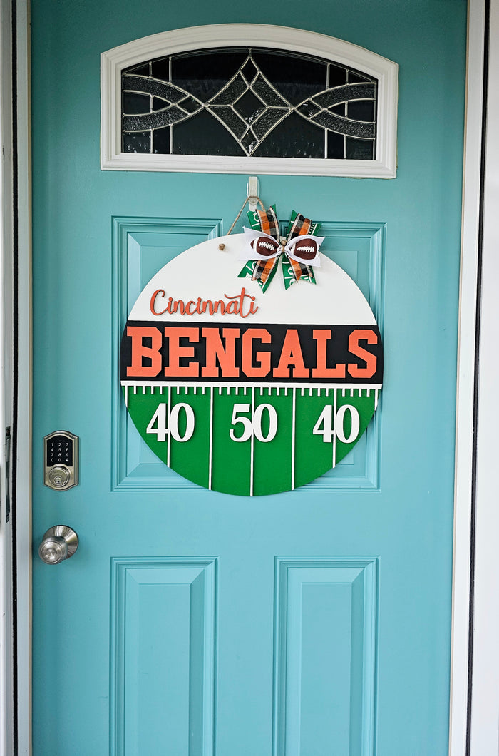 Bengals Yard Line Door Hanger-wholesale