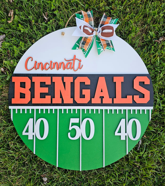 Bengals Yard Line Door Hanger-wholesale