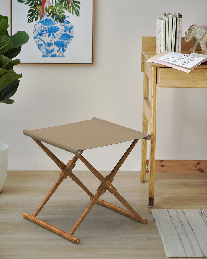 Chumbak Bistro Folding Bench - Beach Beige