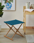 Chumbak Bistro Folding Bench - Mediterranian Blue