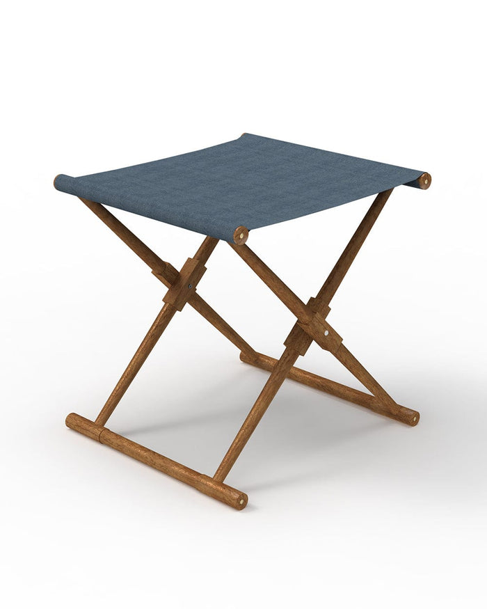 Chumbak Bistro Folding Bench - Sailor Blue
