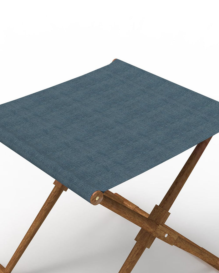 Chumbak Bistro Folding Bench - Sailor Blue