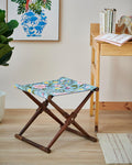 Chumbak Bistro Folding Bench-Spring Bloom