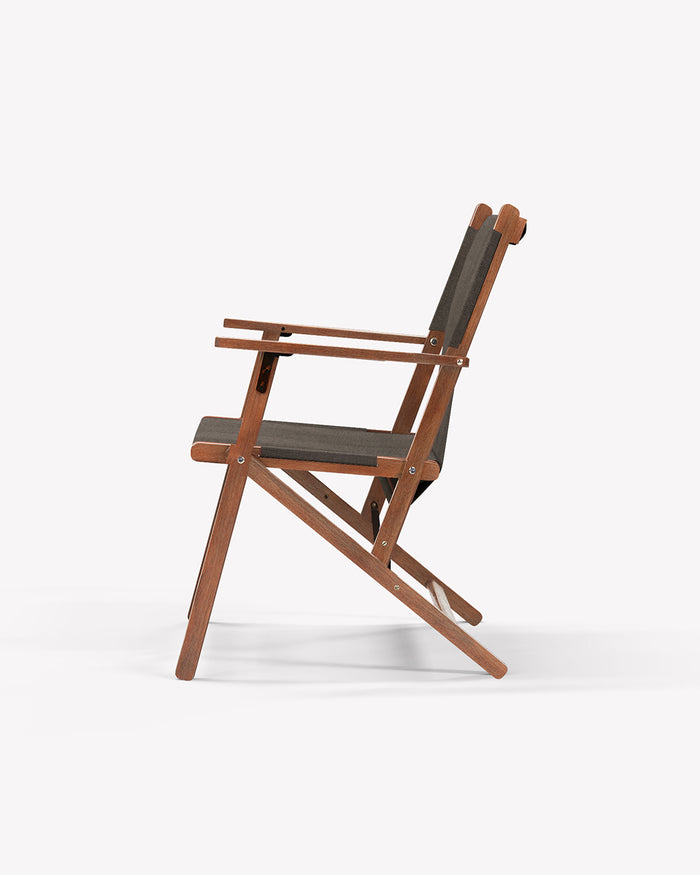 Bistro Folding Chair Brown Coal