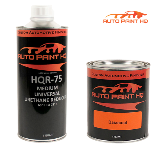 BMW 360 Sorrento Blue Metallic Basecoat With Reducer Quart (Basecoat Only)