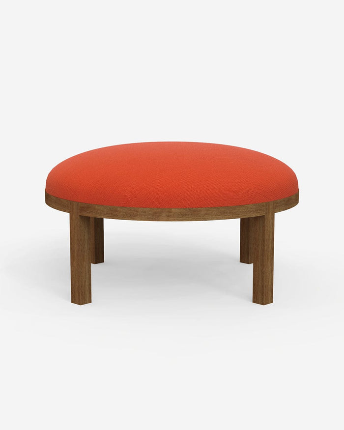 Chumbak Bohemian Ottoman - Carribean Coral