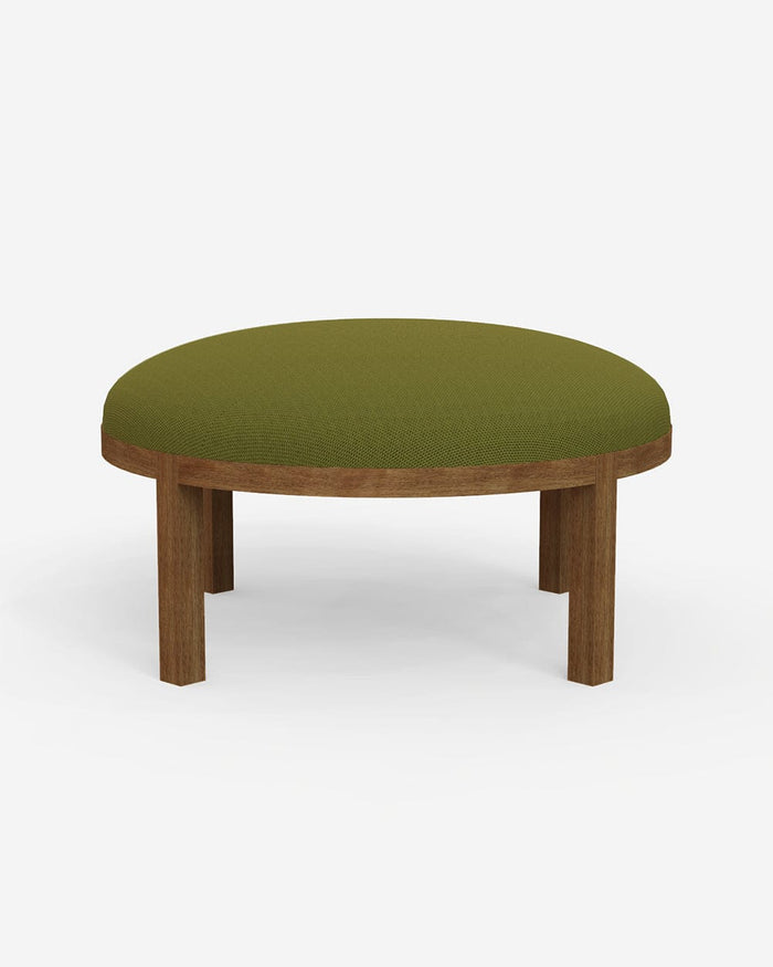 Chumbak Bohemian Ottoman - Savanna Green