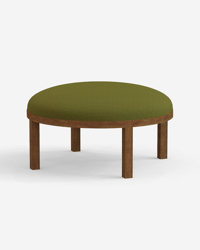 Chumbak Bohemian Ottoman - Savanna Green