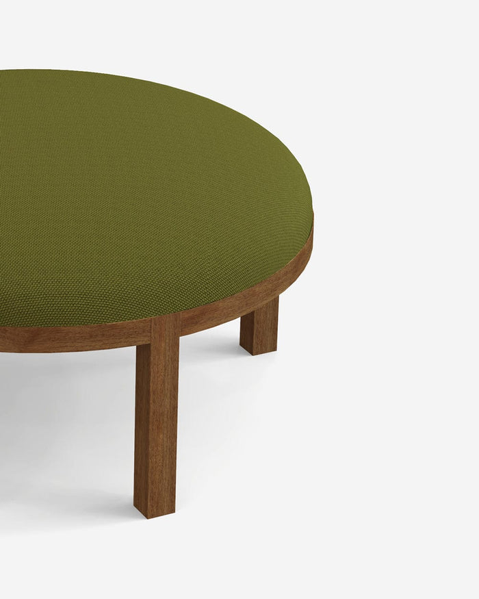 Chumbak Bohemian Ottoman - Savanna Green