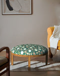 Chumbak Bohemian Ottoman - Spring Marigold Green