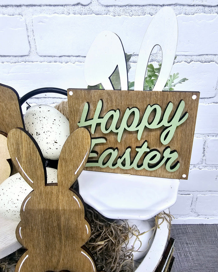 Boho Easter Tiered Tray Set-wholesale