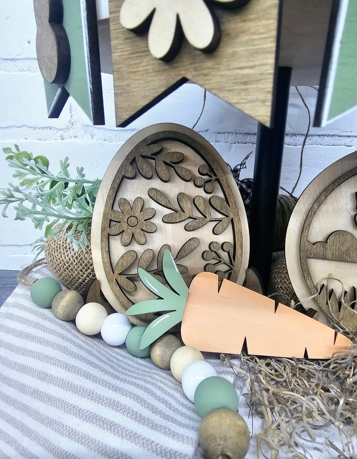 Boho Easter Tiered Tray Set-wholesale