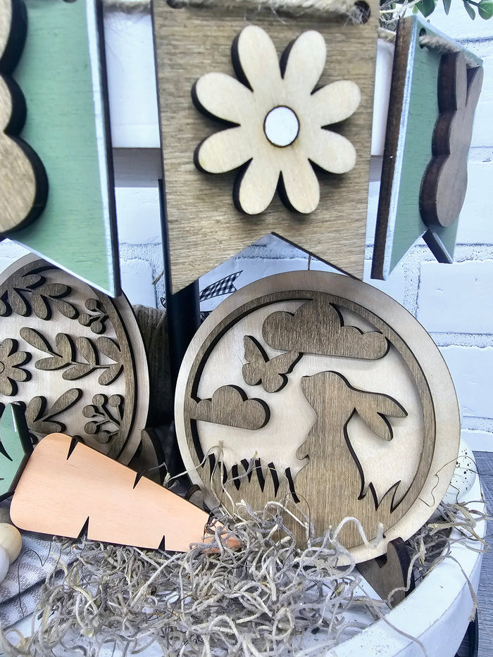 Boho Easter Tiered Tray Set-wholesale