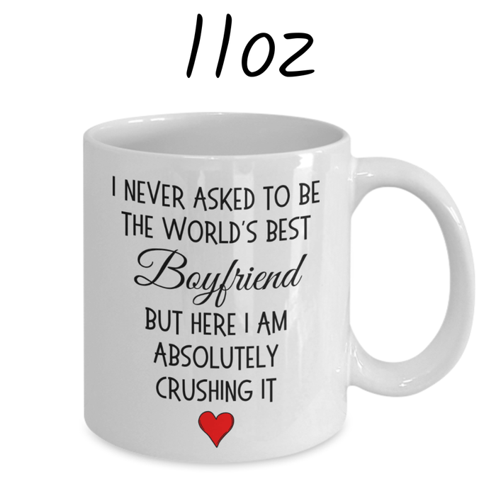 Boyfriend Gift, Coffee Mug: The World's Best Boyfriend