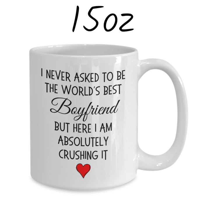 Boyfriend Gift, Coffee Mug: The World's Best Boyfriend