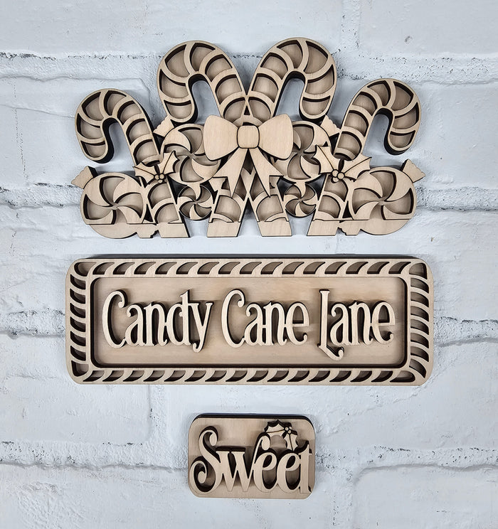 Candy Cane Truck Inserts