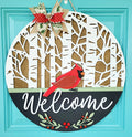Cardinal Door Hanger